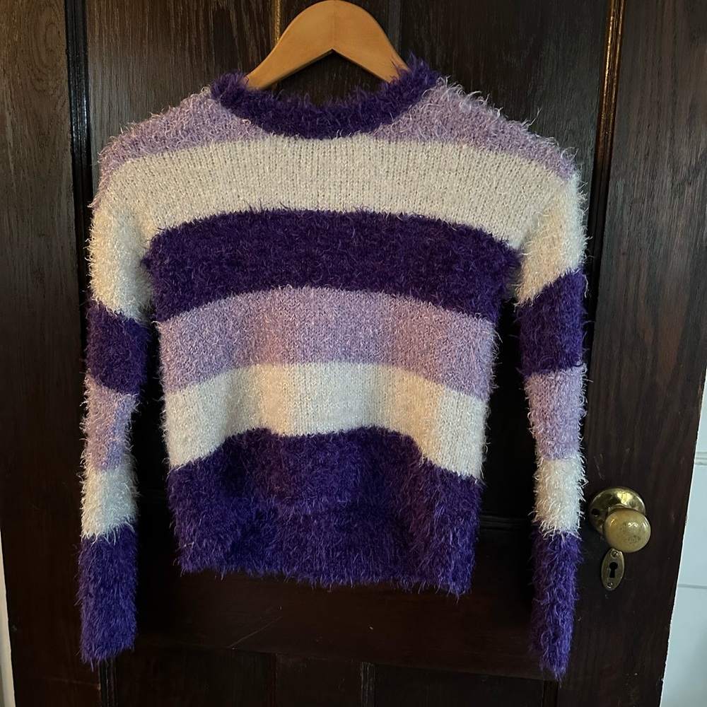 Girls purple sweater
